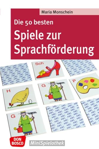 Die 50 besten Spiele zur Sprachförderung: Mundmotorik, Begriffsbildung, Hörübung, Satz- und Lautbildung: Spielideen für Kita, Vorschule, ... Logopädie-Material (Don Bosco MiniSpielothek) von Don Bosco