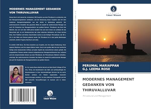 MODERNES MANAGEMENT GEDANKEN VON THIRUVALLUVAR: Thirukkural und Management von Verlag Unser Wissen