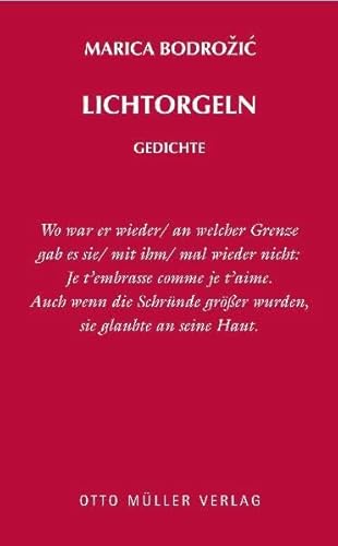 Lichtorgeln: Gedichte