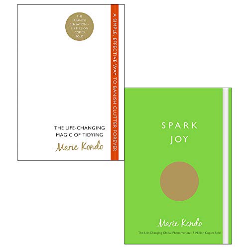 Life changing magic of tidying up, spark joy 2 books collection set by marie kondo