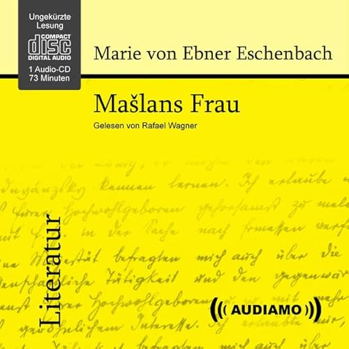 Mašlans Frau: CD Standard Audio Format, Lesung von Audio Pool