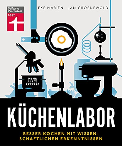 Küchenlabor: Umfassende Erläuterung aller chemischen und physikalischen Prozesse in der Küche: Besser kochen mit wissenschaftlichen Erkenntnissen von Stiftung Warentest