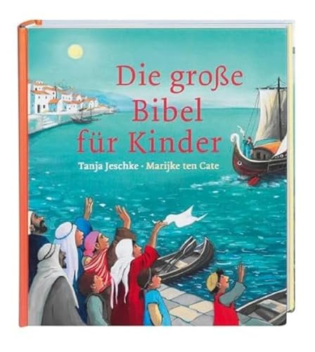 Die große Bibel für Kinder. Von der Schöpfungsgeschichte bis zum Pfingstwunder: 32 Bibelgeschichten mit doppelseitigen Bildern & leicht verständlichen Texten zum Vorlesen für Kinder ab 4 Jahren