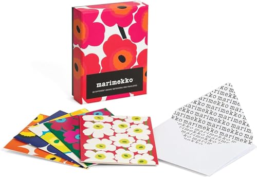 Marimekko Notes: 20 Different Unikko Notecards and Envelopes (Marimekko x Chronicle Books)