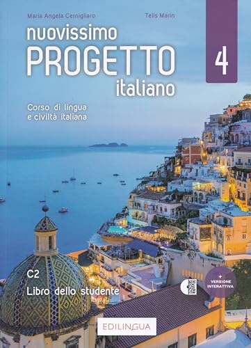 Nuovissimo Progetto italiano 4: + IDEE online code - Libro dello studente von EDILINGUA ITALIANO