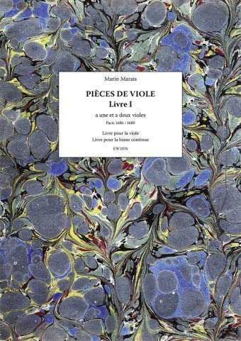 Pièces de Viole Livre I. A une et deux violes. Faksimile (Spielpartituren für Viola und BC)