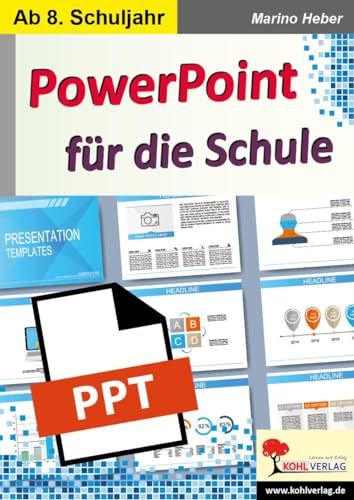 PowerPoint für die Schule: Kopiervorlagen zum Einsatz ab dem 8. Schuljahr