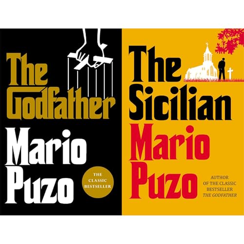 Mario Puzo 2 Books Collection Set (The Godfather, The Sicilian)