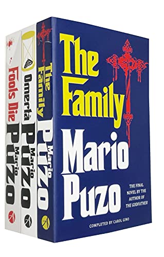 Mario Puzo Collection 3 Books Set (The Family, Omerta, Fools Die)