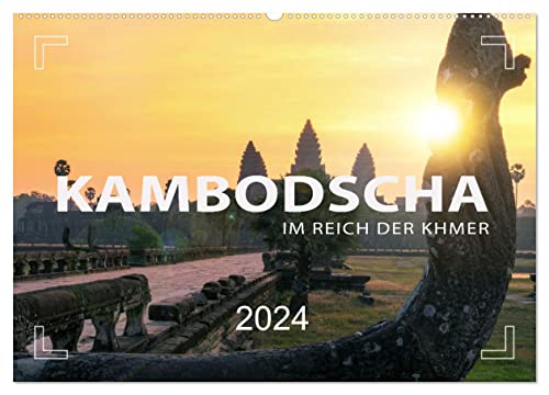 KAMBODSCHA - Im Reich der Khmer (Wandkalender 2024 DIN A2 quer), CALVENDO Monatskalender