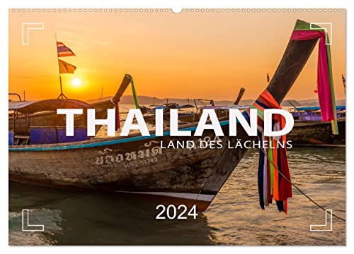 THAILAND - Land des Lächelns (Wandkalender 2024 DIN A2 quer), CALVENDO Monatskalender