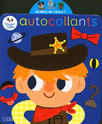Autocollants Drôles de têtes - Les Garçons - Dès 3 ans