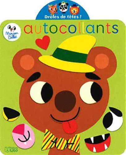 Autocollants - Drôles de têtes ! - Les animaux - Dès 4 ans