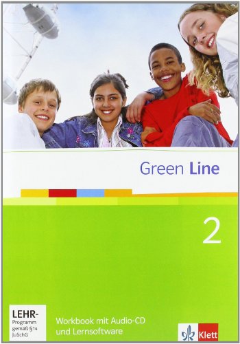 Green Line 2 - Ausgabe Gymnasium : Workbook mit Audio-CD und CD-ROM ab Windows 2000. 6. Klasse (Lernmaterialien) von Klett