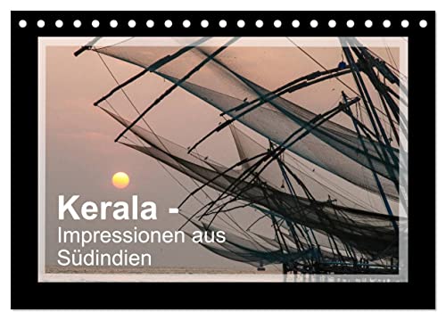 Kerala - Impressionen aus Südindien (Tischkalender 2025 DIN A5 quer), CALVENDO Monatskalender von CALVENDO