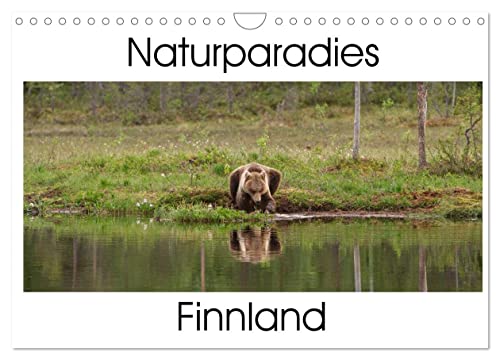 Naturparadies Finnland (Wandkalender 2024 DIN A4 quer), CALVENDO Monatskalender von CALVENDO