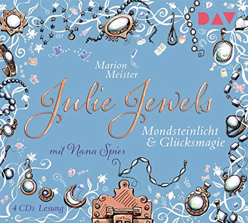 Julie Jewels – Teil 3: Mondsteinlicht und Glücksmagie: Lesung mit Musik mit Nana Spier (4 CDs)