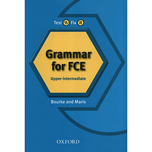 Test It Fix It Grammar for FCE Upper-Intermediate