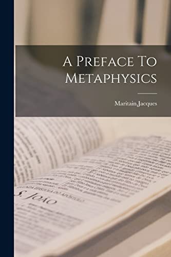 A Preface To Metaphysics von Legare Street Press