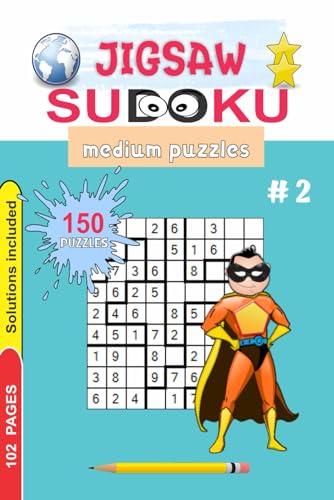 Jigsaw Sudoku - medium, vol. 2