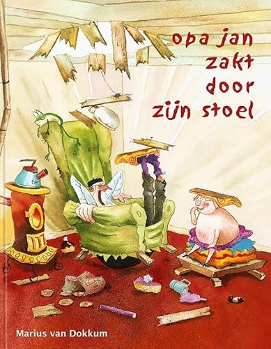 Opa Jan zakt door zijn stoel von Art Revisited V.O.F.