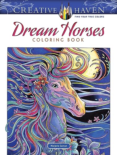Dream Horses (Creative Haven Coloring Book)