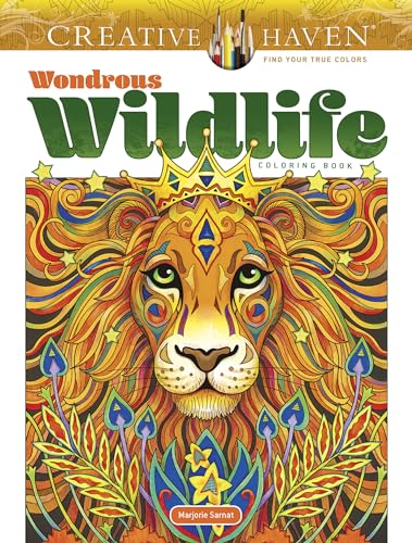 Creative Haven Wondrous Wildlife Coloring Book (Creative Haven Coloring Books)