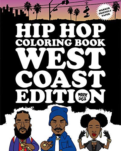 Hip Hop Coloring Book: West Coast Edition von Dokument Forlag