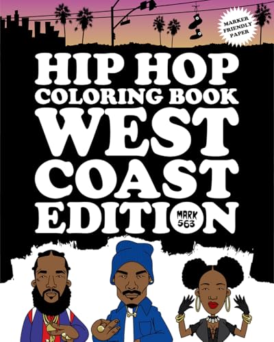 Hip Hop Coloring Book: West Coast Edition von Dokument Forlag