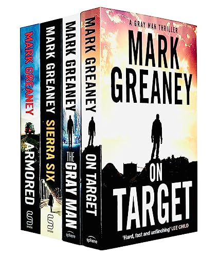 Gray Man Trilogy 4 Books Collection Set By Mark Greaney Inc Dead Eye, Back Blast