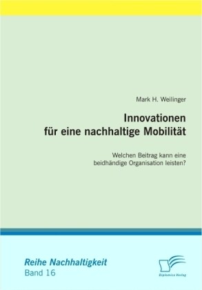 Innovationen für eine nachhaltige Mobilität von Diplomica Verlag
