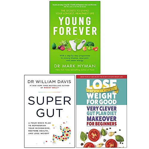 Young Forever, Super Gut, Very Clever Gut Plan Diet Makeover for Beginners 3 Books Collection Set