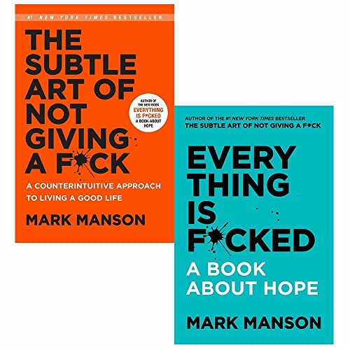 Mark Manson Collection 2 Books Set (The Subtle Art of Not Giving a F*ck, Everything Is F*cked)