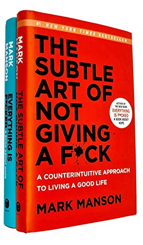 Mark Manson Collection 2-Bücher-Set (The Subtle Art of Not Giving a Fck, [Taschenbuch] Everything Is Fcked)
