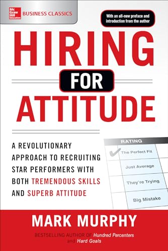 Hiring for Attitude: A Revolutionary Approach to Recruiting Star Performers With Both Tremendous Skills and Superb Attitude: A Revolutionary Approach ... Tremendous Skills and Superb Attitude von McGraw-Hill Education