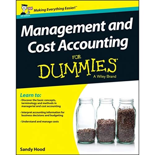 Management and Cost Accounting For Dummies: UK Edition von For Dummies