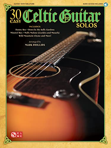 30 Easy Celtic Guitar Solos: Noten, CD, Songbook für Gitarre