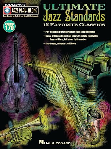 Jazz Play Along Volume 170: Ultimate Jazz Standards -All Instruments- (Book & 2 CDs): Noten, Bundle, CD (2) für Instrument(e) in b (Jazz Play-along, 170, Band 170)