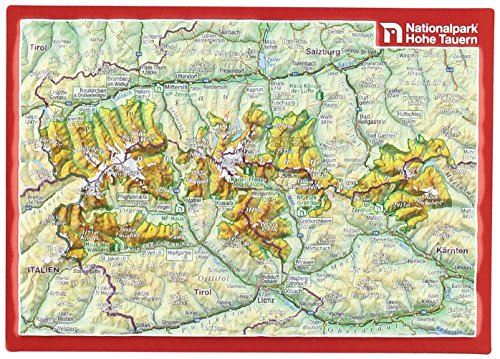 Reliefpostkarte Nationalpark Hohe Tauern von georelief Vertriebs GbR