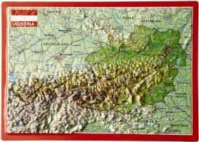 Reliefpostkarte Österreich: Tiefgezogene Reliefpostkarte Reliefpostkarte Österreich: Tiefgezogene Reliefpostkarte