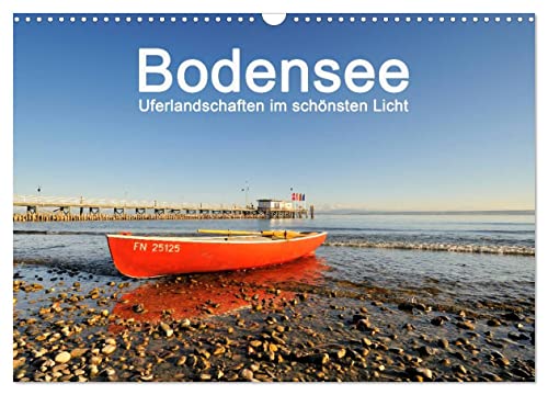Bodensee - Uferlandschaften im schönsten Licht 2025 (Wandkalender 2025 DIN A3 quer), CALVENDO Monatskalender von CALVENDO
