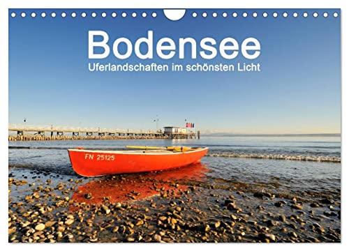 Bodensee - Uferlandschaften im schönsten Licht 2025 (Wandkalender 2025 DIN A4 quer), CALVENDO Monatskalender von CALVENDO