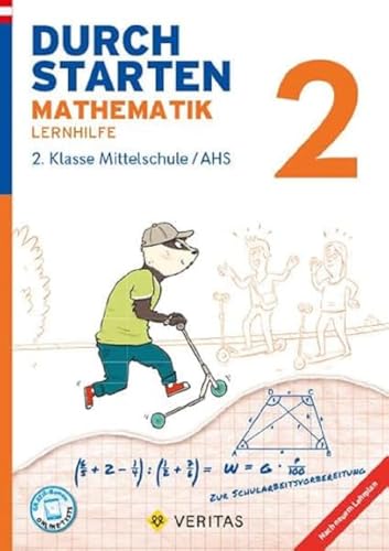 Durchstarten - Mathematik - Mittelschule/AHS - 2. Jahrgangsstufe: Lernhilfe - Übungsbuch mit Lösungen