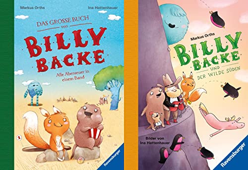 Billy Backe: 3 Abenteuer in 2 Büchern + 1 exklusives Postkartenset