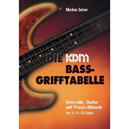 KDM Bass-Grifftabelle - Intervalle, Skalen und Akkorde für alle Tonarten: Intervalle, Skalen und Praxisakkorde für 4-/5-/6-Saiter KDM Bass-Grifftabelle - Intervalle, Skalen und Akkorde für alle Tonarten: Intervalle, Skalen und Praxisakkorde für 4-/5-/6-Saiter