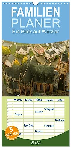Familienplaner 2024 - Ein Blick auf Wetzlar mit 5 Spalten (Wandkalender, 21 cm x 45 cm) CALVENDO