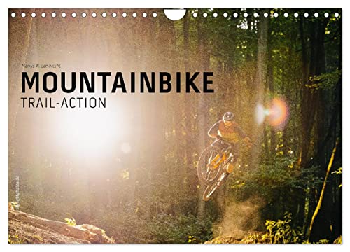 Mountainbike Trail-Action (Wandkalender 2024 DIN A4 quer), CALVENDO Monatskalender von CALVENDO