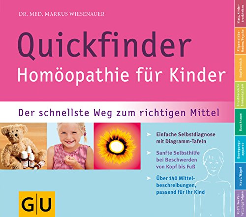 Quickfinder Homöopathie für Kinder. Der schnellste Weg zum richtigen Mittel: Der schnellste Weg zum richtigen Mittel. Einfache Selbstdiagnose mit ... Mittelbeschreibungen, passend für Ihr Kind Quickfinder Homöopathie für Kinder. Der schnellste Weg zum richtigen Mittel: Der schnellste Weg zum richtigen Mittel. Einfache Selbstdiagnose mit ... Mittelbeschreibungen, passend für Ihr Kind