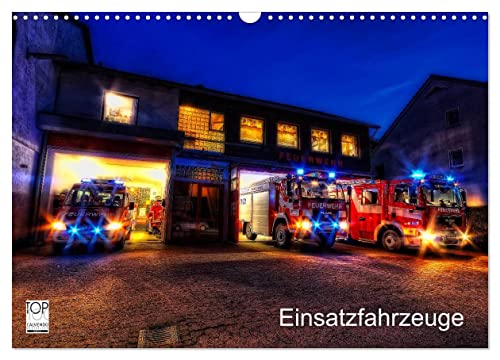 Einsatzfahrzeuge (Wandkalender 2025 DIN A3 quer), CALVENDO Monatskalender von CALVENDO