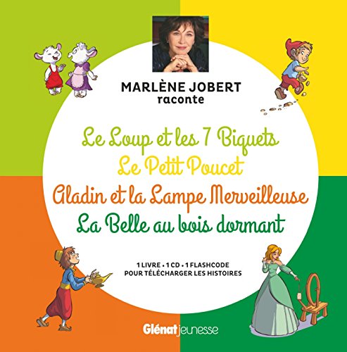 Marlène Jobert raconte Le loup et les 7 biquets, Le Petit Poucet, Aladin, La Belle au bois dormant: Livre CD Marlène Jobert raconte Le loup et les 7 biquets, Le Petit Poucet, Aladin, La Belle au bois dormant: Livre CD